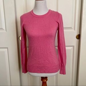Gap Luxe Angora Blend Button Detail Sweater Size Small Pink EUC